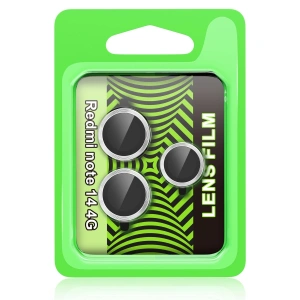 Xiaomi Redmi Note 14 4g Raze Metal Kamera Lens - Gümüş