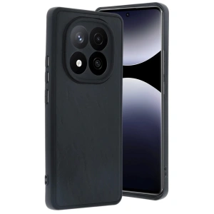 Xiaomi Redmi Note 14 Pro 4g Kılıf Aras Deri Kapak - Siyah