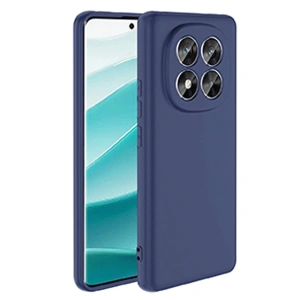 Xiaomi Redmi Note 14 Pro 5g Kılıf Nano İçi Kadife Silikon - Lacivert