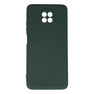 Xiaomi Redmi Note 9 5g Kılıf Nano İçi Kadife Silikon - Koyu Yeşil