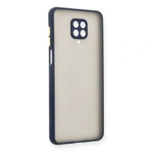 Xiaomi Redmi Note 9 Pro Kılıf Montreal Silikon Kapak - Lacivert