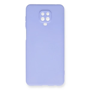 Xiaomi Redmi Note 9 Pro Kılıf Nano İçi Kadife Silikon - Lila