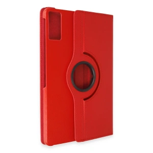 Xiaomi Redmi Pad Kılıf 360 Tablet Deri Kılıf - Kırmızı