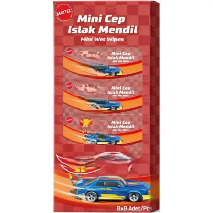 Islak Mini Cep Mendili 8li