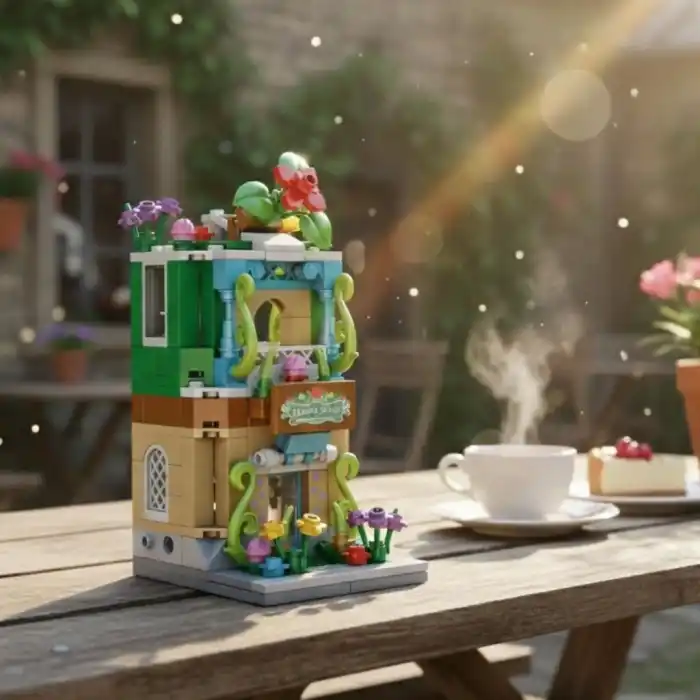 P657037 ÇİÇEK DÜKKANI 280 PARÇA BLOCK OYUNCAK