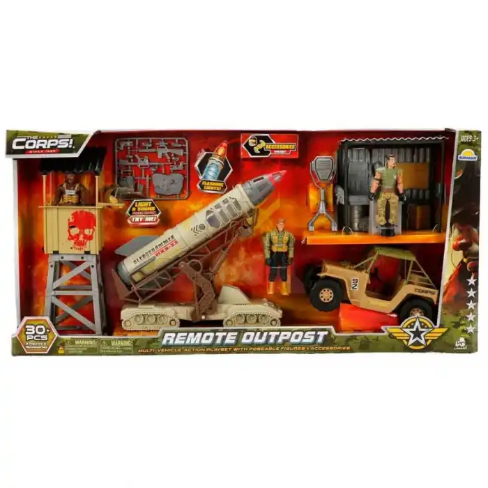 Sesli ve Işıklı The Corps Remote Outpost Oyun Seti