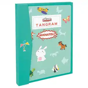 03 569 Ahşap Manyetik Tangram -NessiWorld Oyuncak