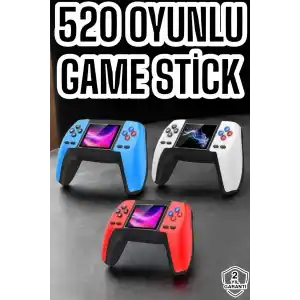 Game Stick Oyun Konsolu 520 Oyunlu Retro Oyunlu Led Ekran