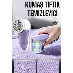 Tiftik Temizleme Makinesi USB Şarjlı Tüy Toplayıcı Kablosuz