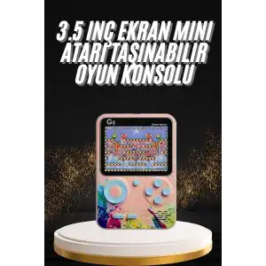 Televizyona Bağlanan Çift Joystick Taşınabilir Klasik Retro Oyunlu