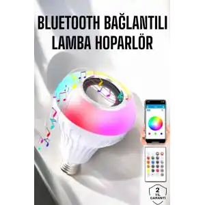 Lamba Led Hoparlör Dayanıklı ve Uzun Ömürlü Bluetooth Hoparlör