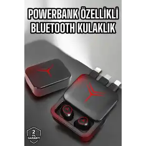 Bluetooth Kulaklık Powerbank Özelliği Yüksek Ses Kaliteli TWS Kulaklık