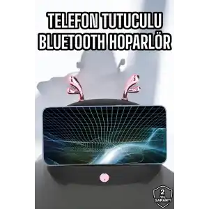 Yeni Nesil Akıllı Hoparlör Telefon Tutacağı Uzun Pil Ömrü Yüksek Ses Kaliteli