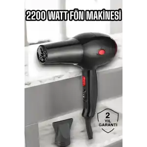 Soğuk ve Sıcak Üfleme Özellikli AC Motorlu Saç Kurutma Makinesi