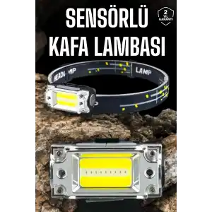 Kafa Lambası Kamp Feneri Balıkçı Feneri Başlıklı Suya Dayanıklı
