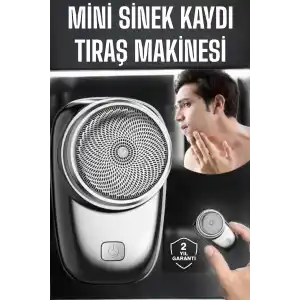 Tıraş Makinesi Mini Sıfır Sakal Yanak Tıraş Makinesi USB Şarjlı