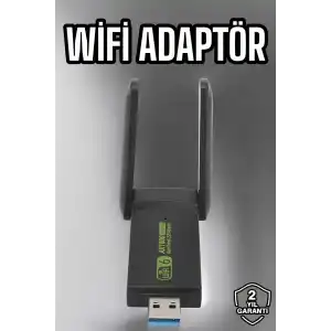 Wifi Adaptör Çift Bantlı Kablosuz Wifi Adaptörü