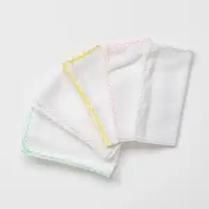 AC24447 Basic 5Li Bebek Ağız Mendili 25x25 cm Pink