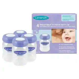 Anne Sütü Saklama Kabı 4Lü