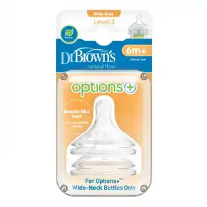 Geniş Ağız 3.Evre 2Li Silikon Biberon Emziği