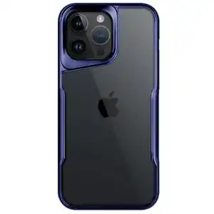 İphone 14 Pro Max Kılıf Boyi Silikon Kapak - Lacivert
