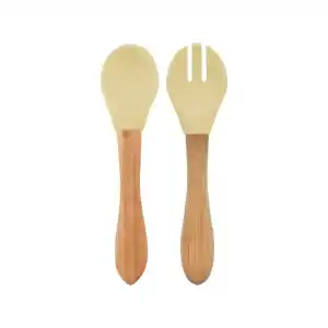 Mama Kaşığı ve Çatal Seti Mellow Yellow