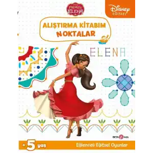 NessiWorld Eğitsel Prenses Elena Alıştırma Kitabım Noktalar