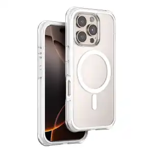 Onegif Apple İphone 16 Pro Max Hulk Magsafe Kapak - Beyaz