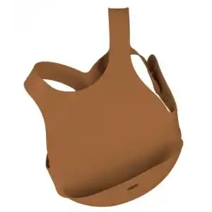 Silikon Mama Önlüğü Woody Brown