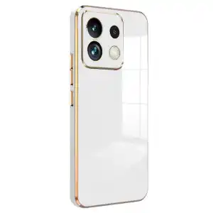 Xiaomi Poco M6 Pro 4g Kılıf Volet Silikon - Beyaz