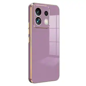 Xiaomi Poco M6 Pro 4g Kılıf Volet Silikon - Mor