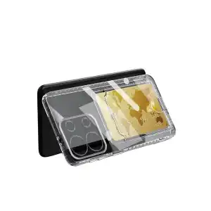 Xiaomi Redmi Note 13 4g Kılıf Kart Şeffaf Silikon - Şeffaf