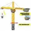 203729023 RC Titan Crane 2 4 GHz left right up down 360°rotatable trolley