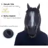 Gerçekçi At Kafası Maskesi Siyah Renk