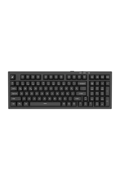 HK210 Membrane Rainbow Type C Kablolu Siyah Full Türkçe Gaming Klavye