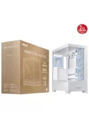 Asus A31 PLUS TG ARGB Beyaz Temperli Cam USB 3.2 Mid Tower ATX Gaming Kasa