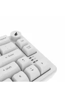 Hawk Gaming HK251 Membrane RGB Kablosuz/Bluetooth Beyaz %65 Türkçe Gaming Klavye