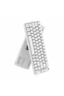 Hawk Gaming HK251 Membrane RGB Kablosuz/Bluetooth Beyaz %65 Türkçe Gaming Klavye