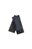 Hawk Gaming HK255 Membrane LCD RGB Kablosuz/Bluetooth Siyah Gri %75 Türkçe Gaming Klavye