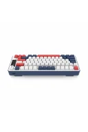 Hawk Gaming HK255 Membrane LCD RGB Kablosuz/Bluetooth Mavi Kırmızı %75 Türkçe Gaming Klavye
