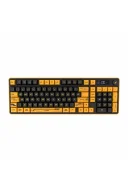 Hawk Gaming HK258 Membrane LCD RGB Kablosuz/Bluetooth Cyber Sarı Siyah Full Türkçe Gaming Klavye