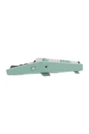 HK255 Membrane LCD RGB Kablosuz/Bluetooth Gri Yeşil %75 Türkçe Gaming Klavye