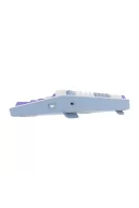 HK255 Membrane LCD RGB Kablosuz/Bluetooth Mavi Mor %75 Türkçe Gaming Klavye