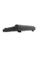 HK255 Membrane LCD RGB Kablosuz/Bluetooth Siyah Gri %75 Türkçe Gaming Klavye
