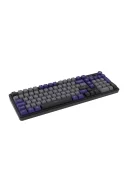 HK258 Membrane LCD RGB Kablosuz/Bluetooth Gri Mor Full Türkçe Gaming Klavye