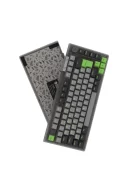 HK610 Gateron Switch RGB LCD Tri-Mode Kablosuz/Bluetooth %75 Gaming Klavye