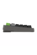 HK610 Gateron Switch RGB LCD Tri-Mode Kablosuz/Bluetooth %75 Gaming Klavye