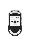 HM220 1K Hz 12000 DPI Tri-Mode Kablosuz/Bluetooth Beyaz Gaming Mouse
