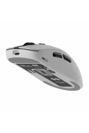 HM420 4K Hz 26000 DPI Tri-Mode Kablosuz/Bluetooth Şarj Standlı Beyaz Gaming Mouse