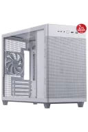 Asus Prime AP201 USB 3.2 Tempered Glass Mesh MicroATX Beyaz Kasa